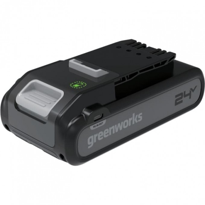 Аккумулятор GREENWORKS 24V, с двумя USB-C разъемами 2940407