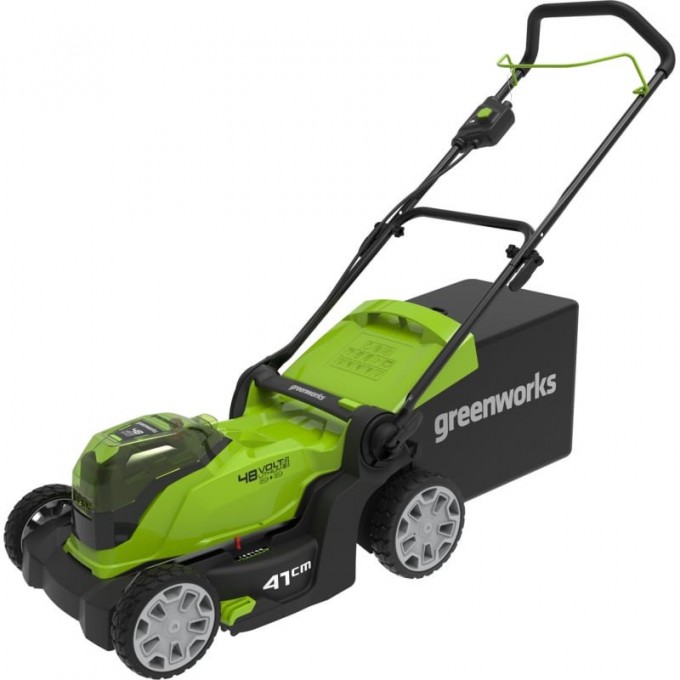 Аккумуляторная газонокосилка GREENWORKS G24X2LM41 2*24V 41 см без АКБ и ЗУ 2512607