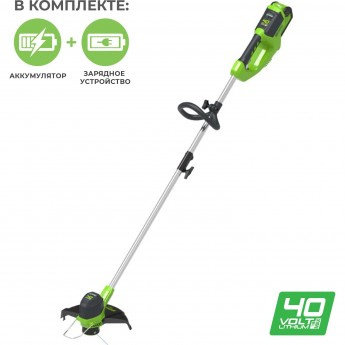 Аккумуляторный триммер GREENWORKS G-MAX 40V (33 см) (комплект) G40LT30