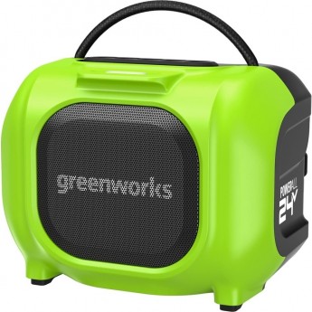 Беспроводная акустическая система GREENWORKS 3503107 аккумуляторная 24V/220V без АКБ и ЗУ