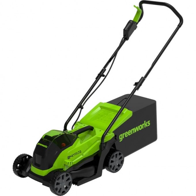 Газонокосилка аккумуляторная GREENWORKS, 24V, 33 см, бесщеточная 2516107