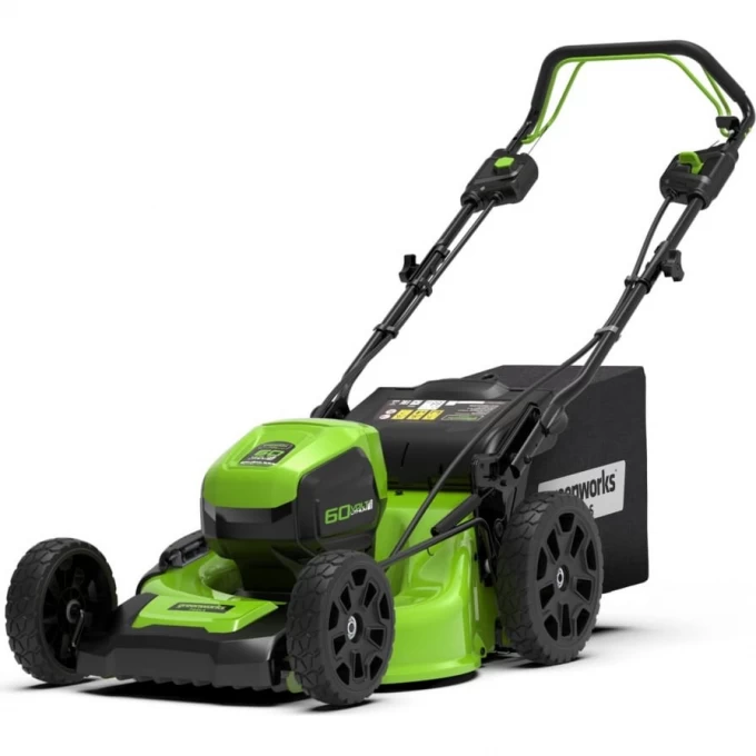 Газонокосилка аккумуляторная GREENWORKS GD60LM51SP 60 В, c АКБ 4 А*ч и ЗУ 2514307UB Газонокосилка аккумуляторная GREENWORKS GD60LM51SP 60 В, c АКБ 4 А*ч и ЗУ 2514307UB