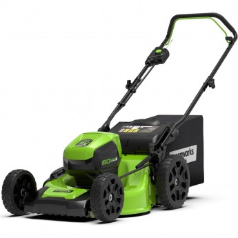 Газонокосилка самоходная аккумуляторная бесщеточная GREENWORKS GD60LM46SP 60V 46 см без АКБ и ЗУ