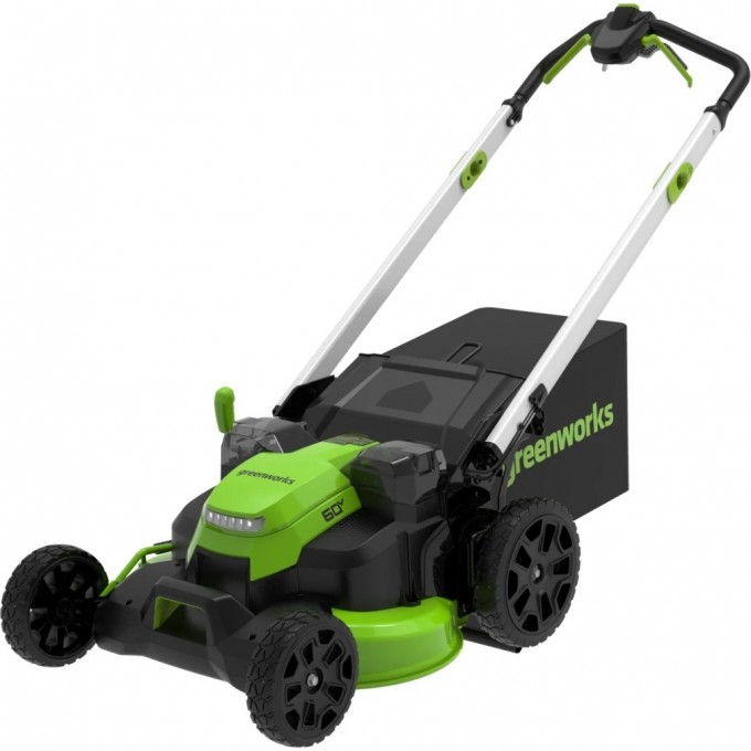 Газонокосилка самоходная аккумуляторная GREENWORKS GD60LM61 60В VT 61см (без АКБ и ЗУ) 2519107