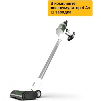 Пылесос беспроводной вертикальный аккумуляторный GREENWORKS 24В G24SVK4D, с АКБ 4 А*ч и ЗУ