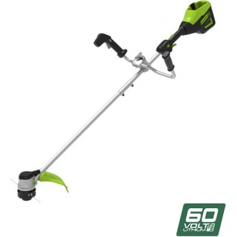 Триммер аккумуляторный бесщеточный GREENWORKS GD60BCB, 60V (40 см) с велосипедной ручкой без АКБ и ЗУ