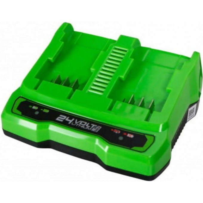 Зарядное устройство на 2 слота GREENWORKS G24C 24V 4A 2931907